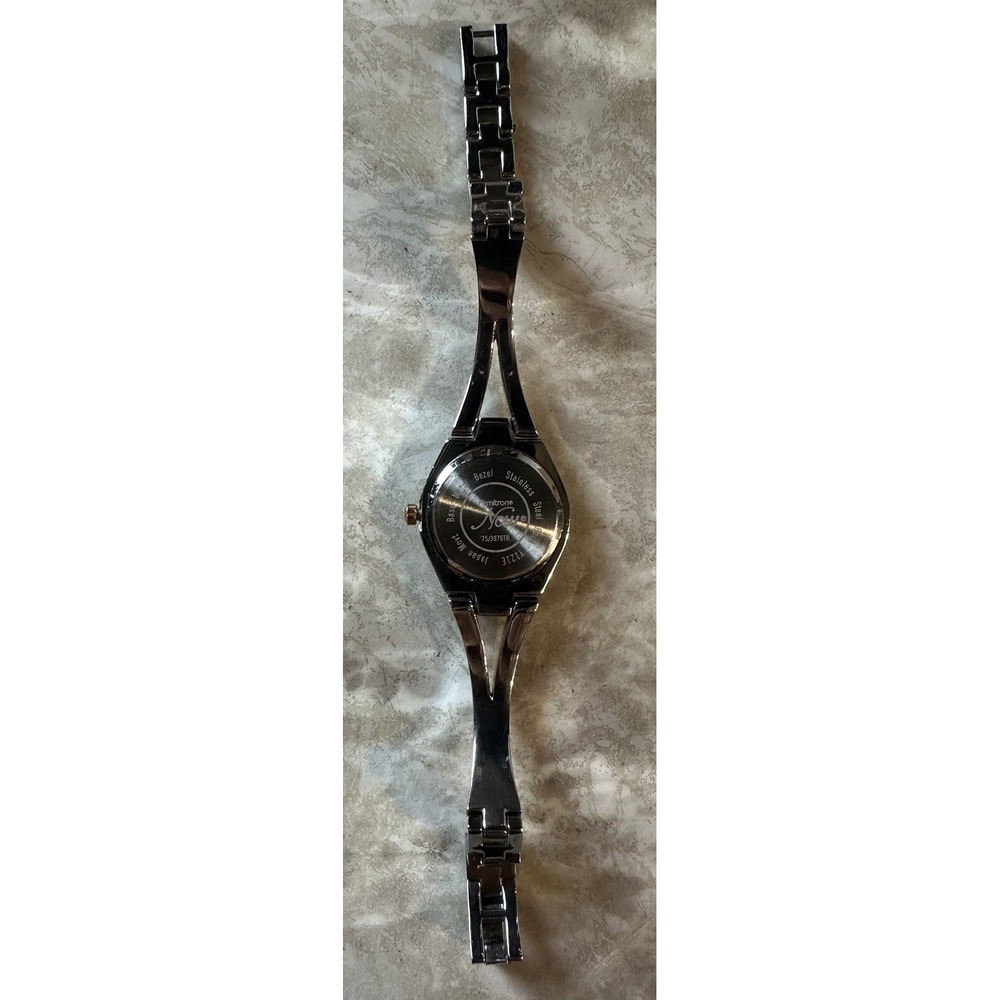 Armitron Now Women 75/3975TR New Battery Swarovski Crystal Rosegold/SilverTone A - Picture 5 of 7